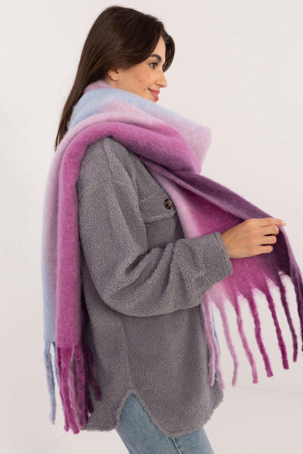 Châle femme AT — violet
