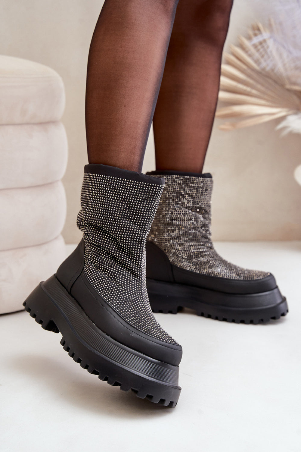 Bottes femme Step in style De Neige De — noir