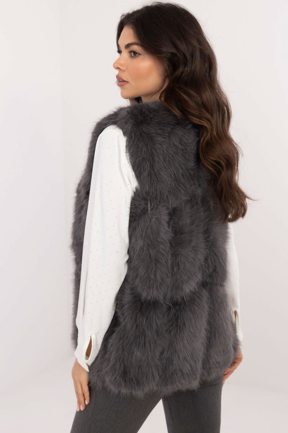 Gilet femme AT — gris