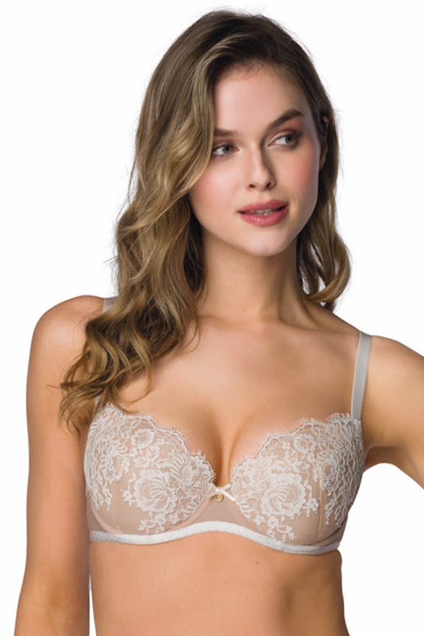 Soutien-gorge push-up femme Mat — beige