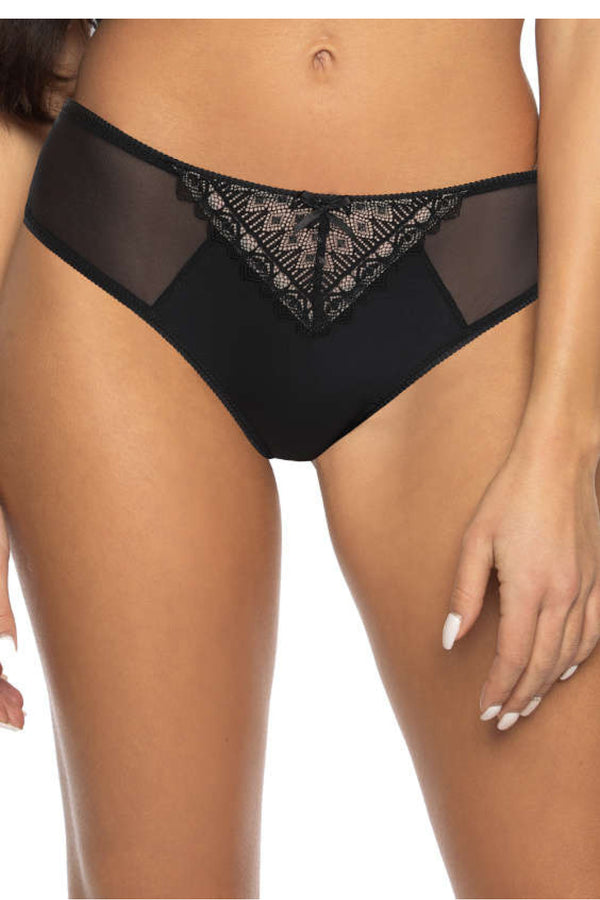 String femme Mat Strings Strings — noir