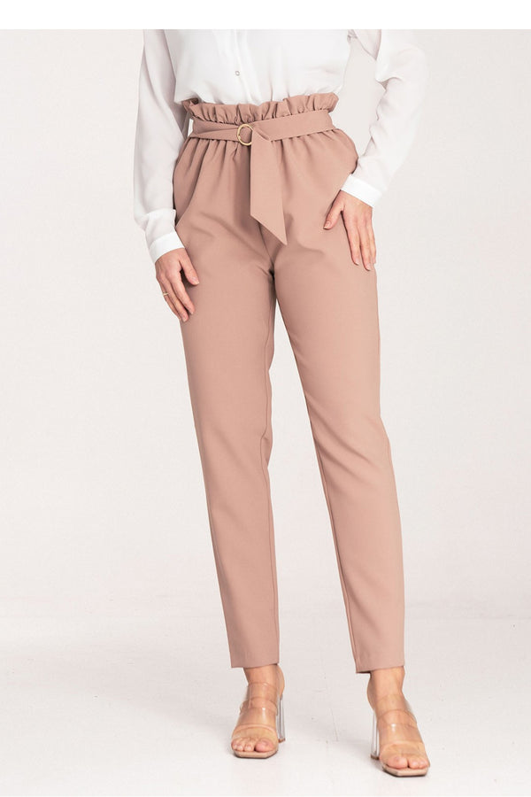 Chaussures à talons femme Figl Pantalon Pantalon — beige
