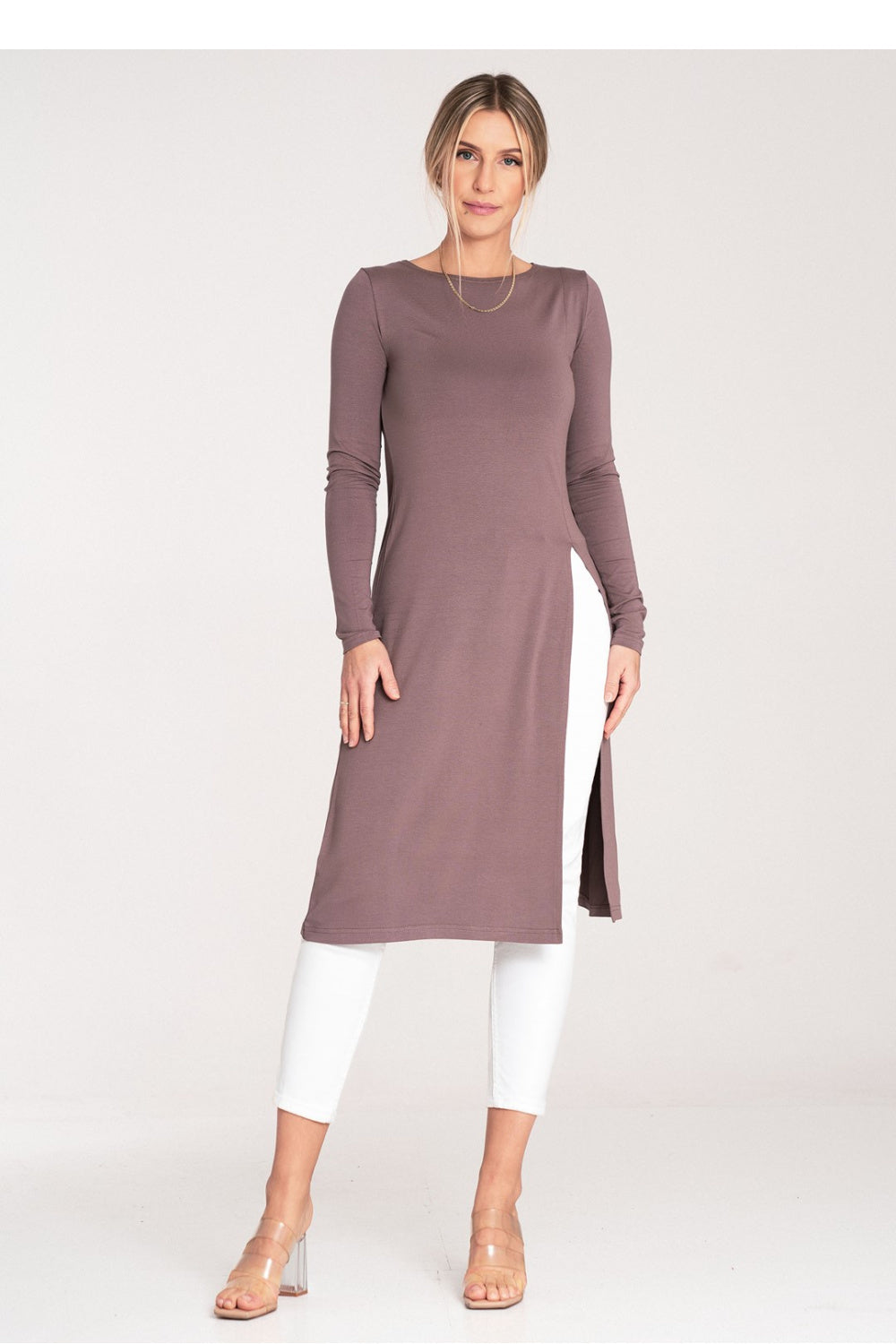 Blouse femme Figl Tunique Tunique — brun
