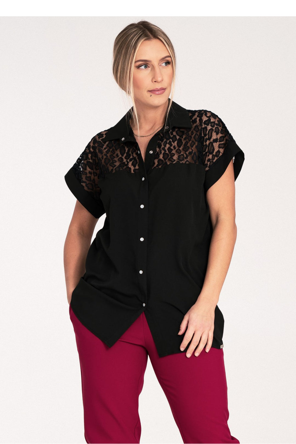 Blouse femme Figl — noir