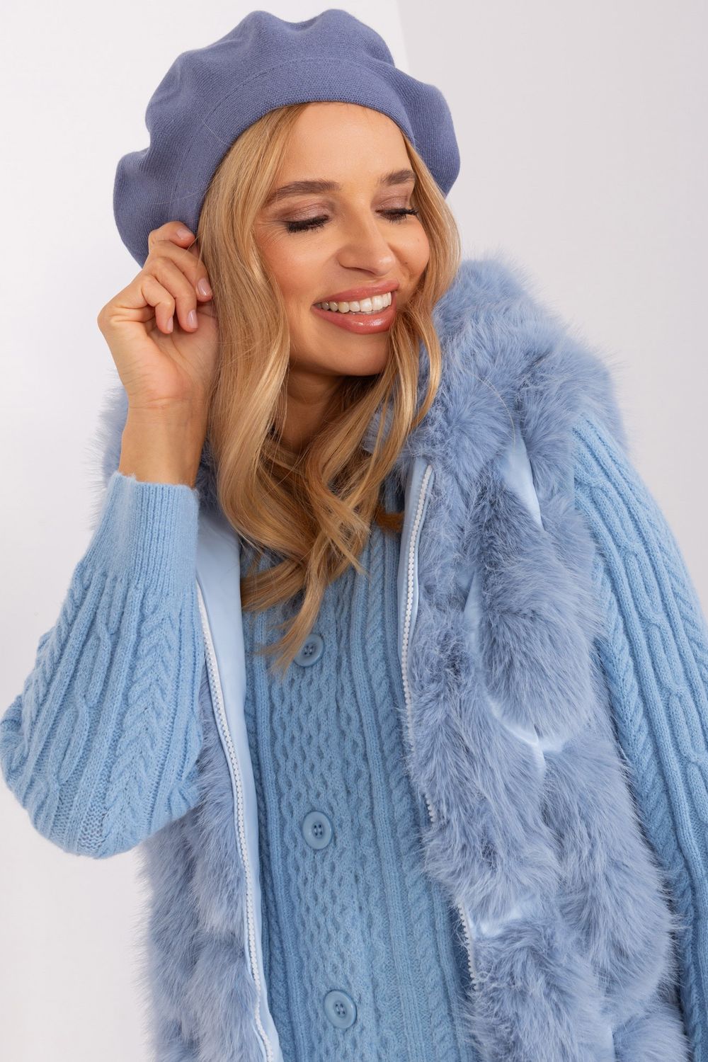 Béret femme AT — bleu