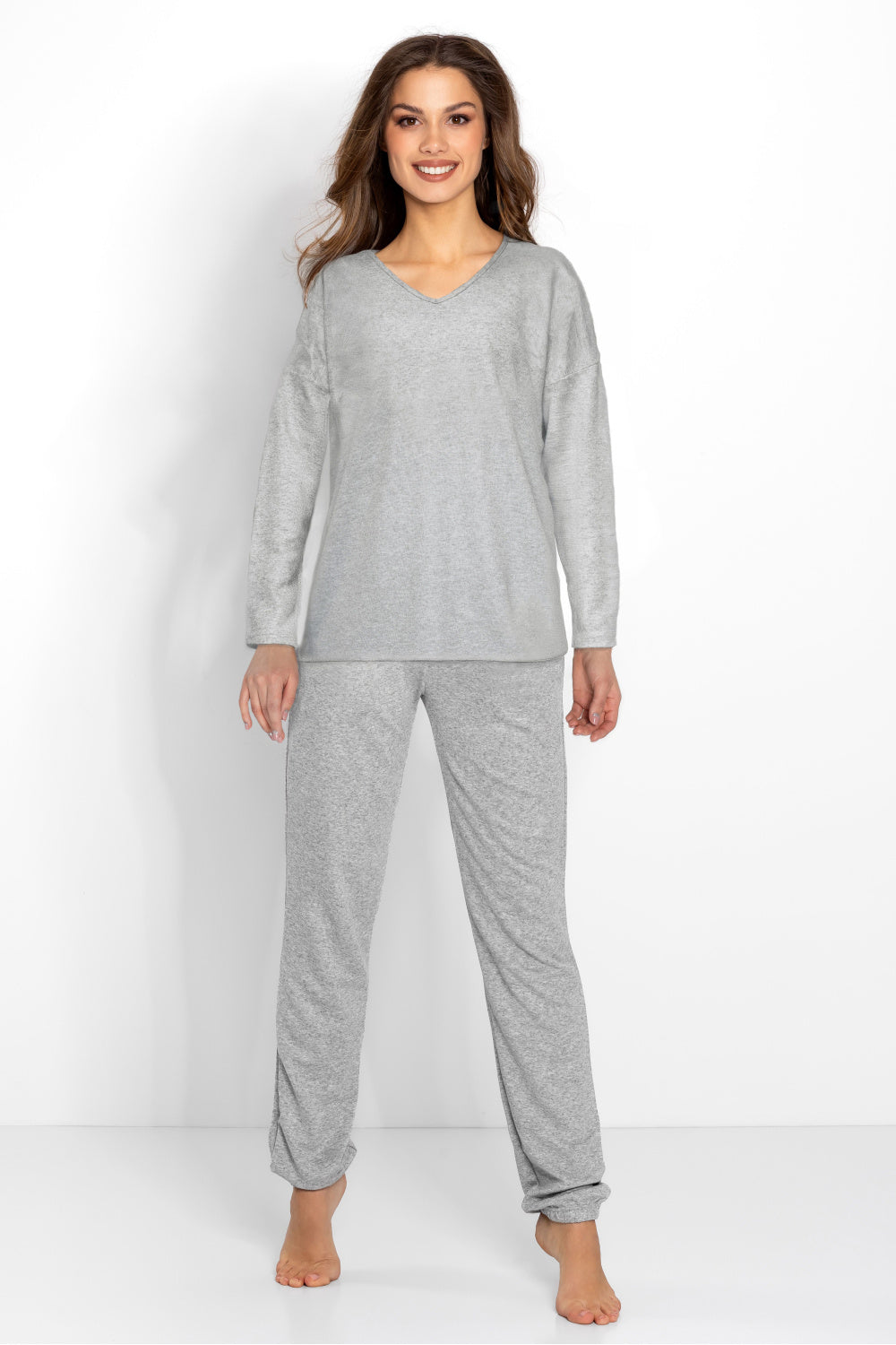 Pyjama femme Momenti Per Me — gris