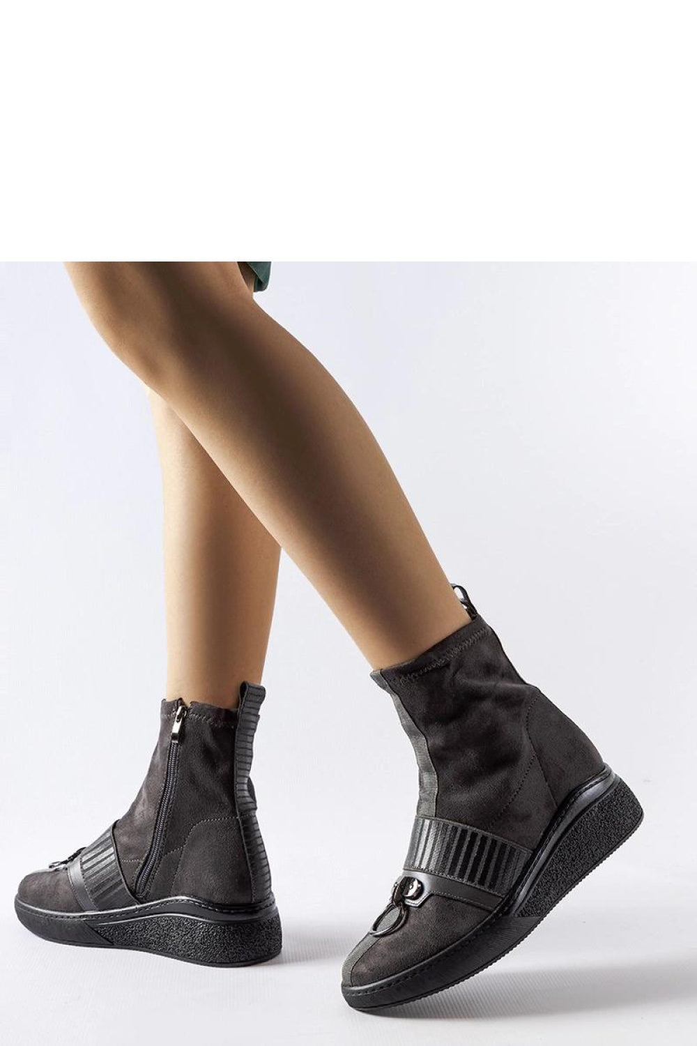 Bottes femme Solea Cothurnes Cothurnes — gris