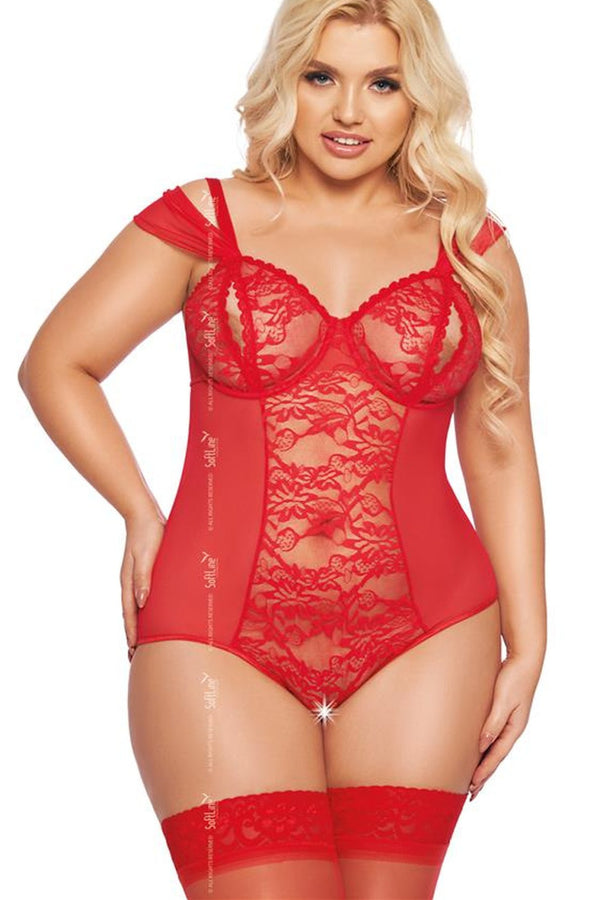 Corset femme SoftLine Collection — rouge