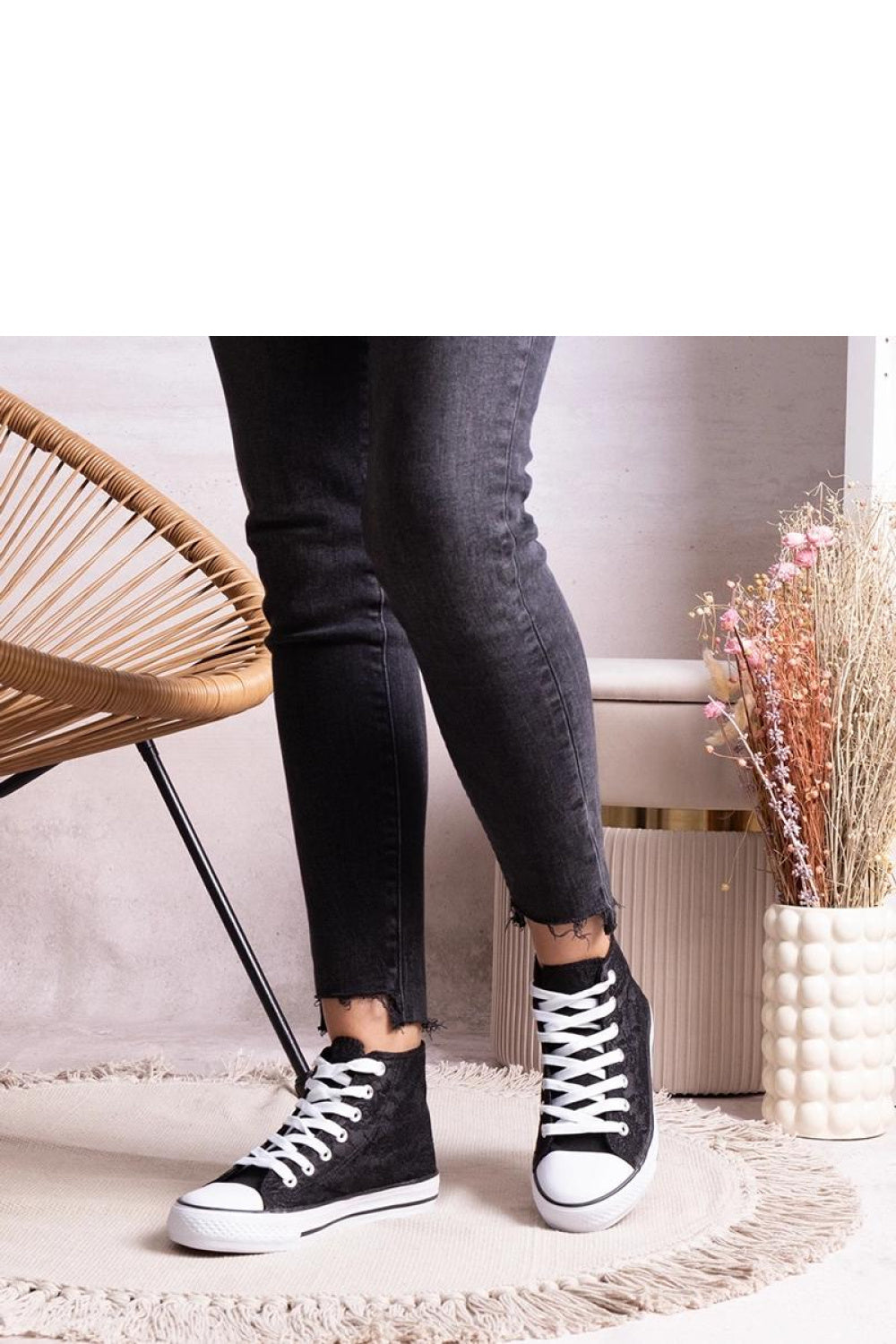 Baskets femme Solea — noir