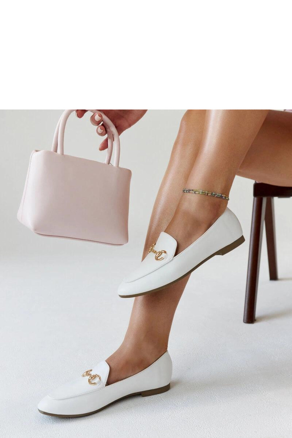 Moccasins femme Solea — blanc