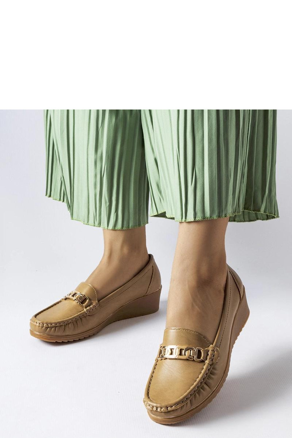 Moccasins femme Solea — brun