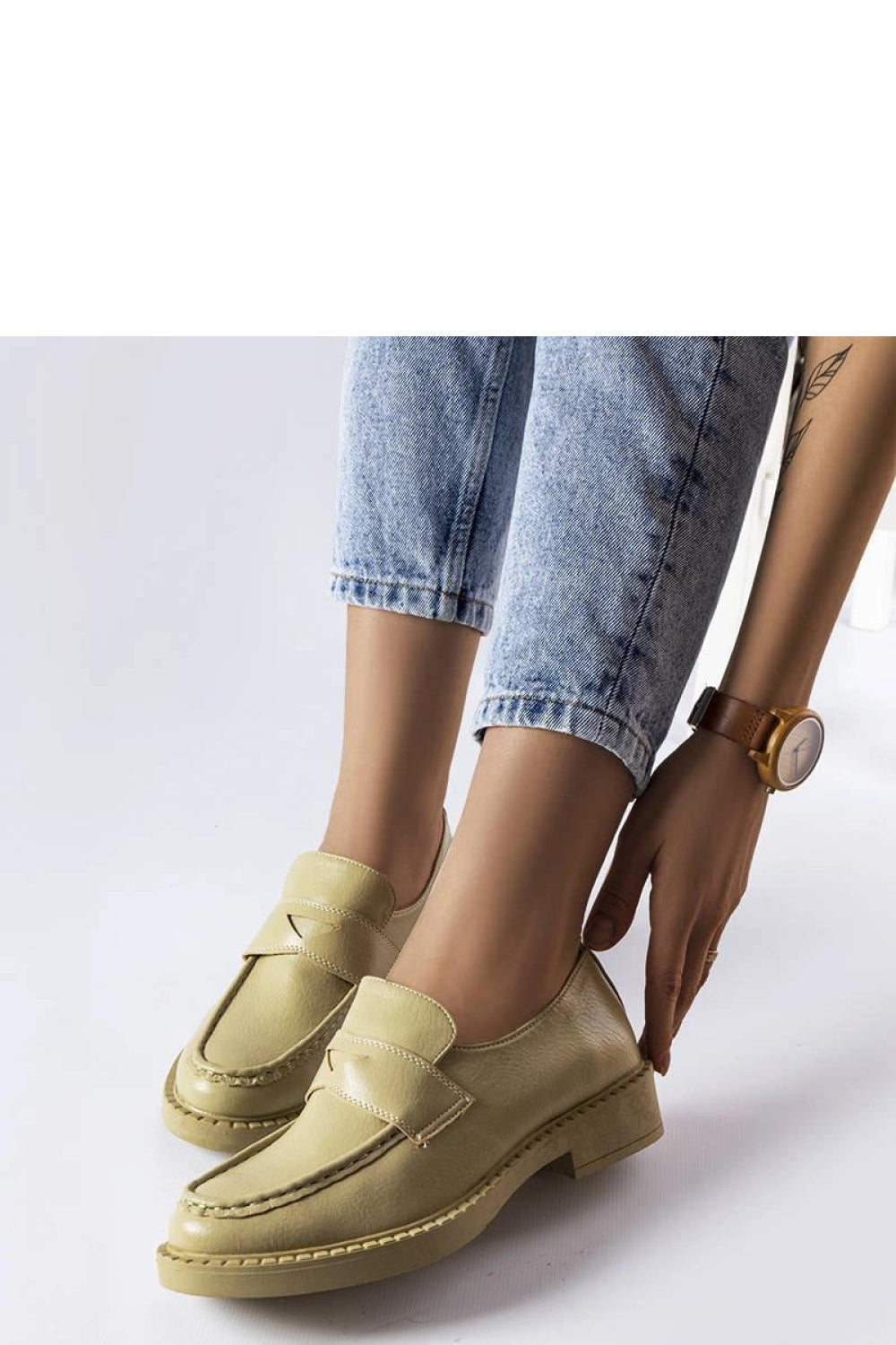 Moccasins femme Solea — vert