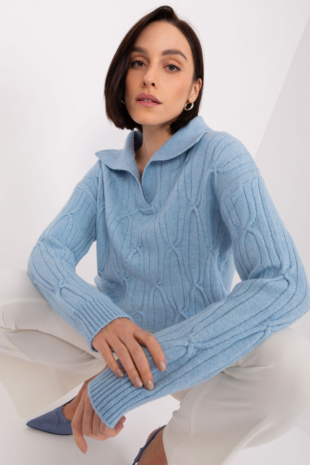 Pull femme AT Chandail Chandail — bleu