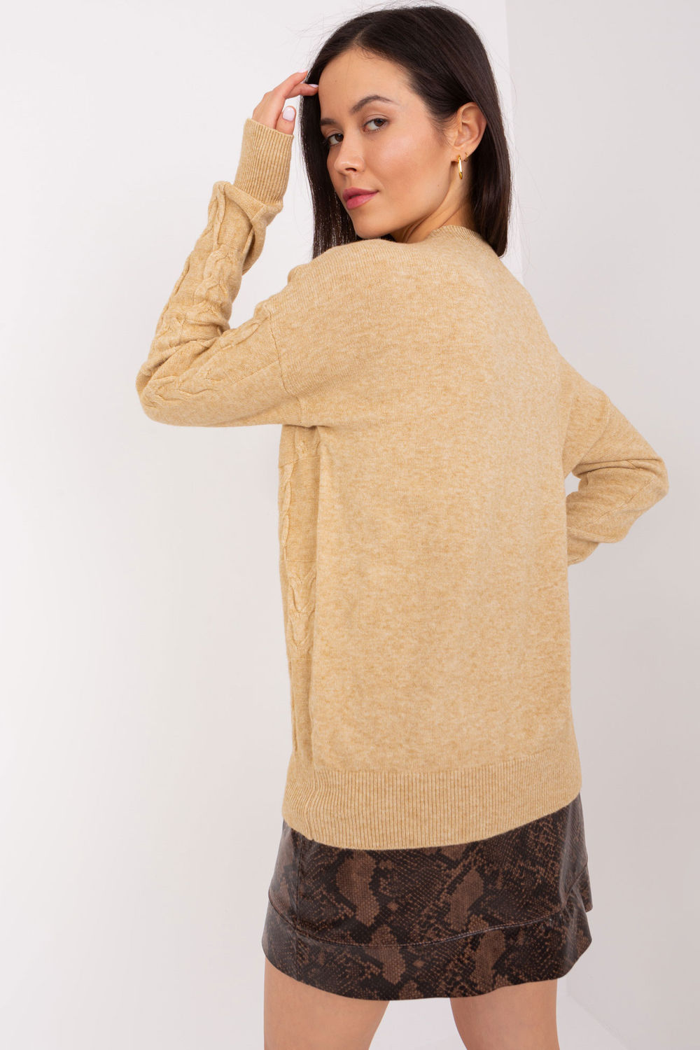 Pull femme AT Chandail Chandail — brun