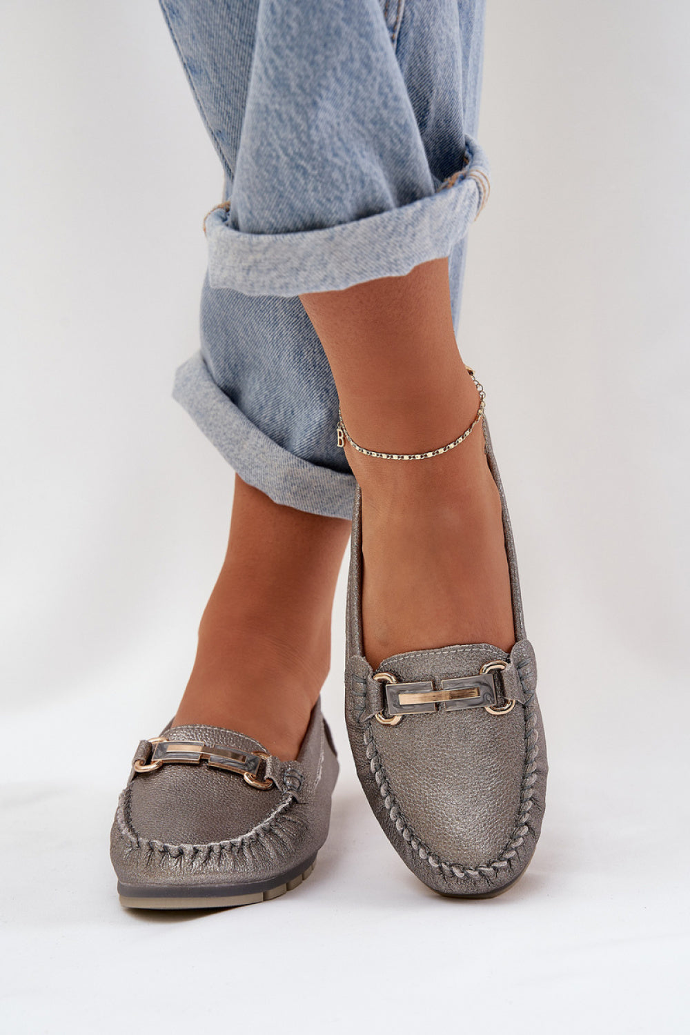 Moccasins femme Step in style — gris