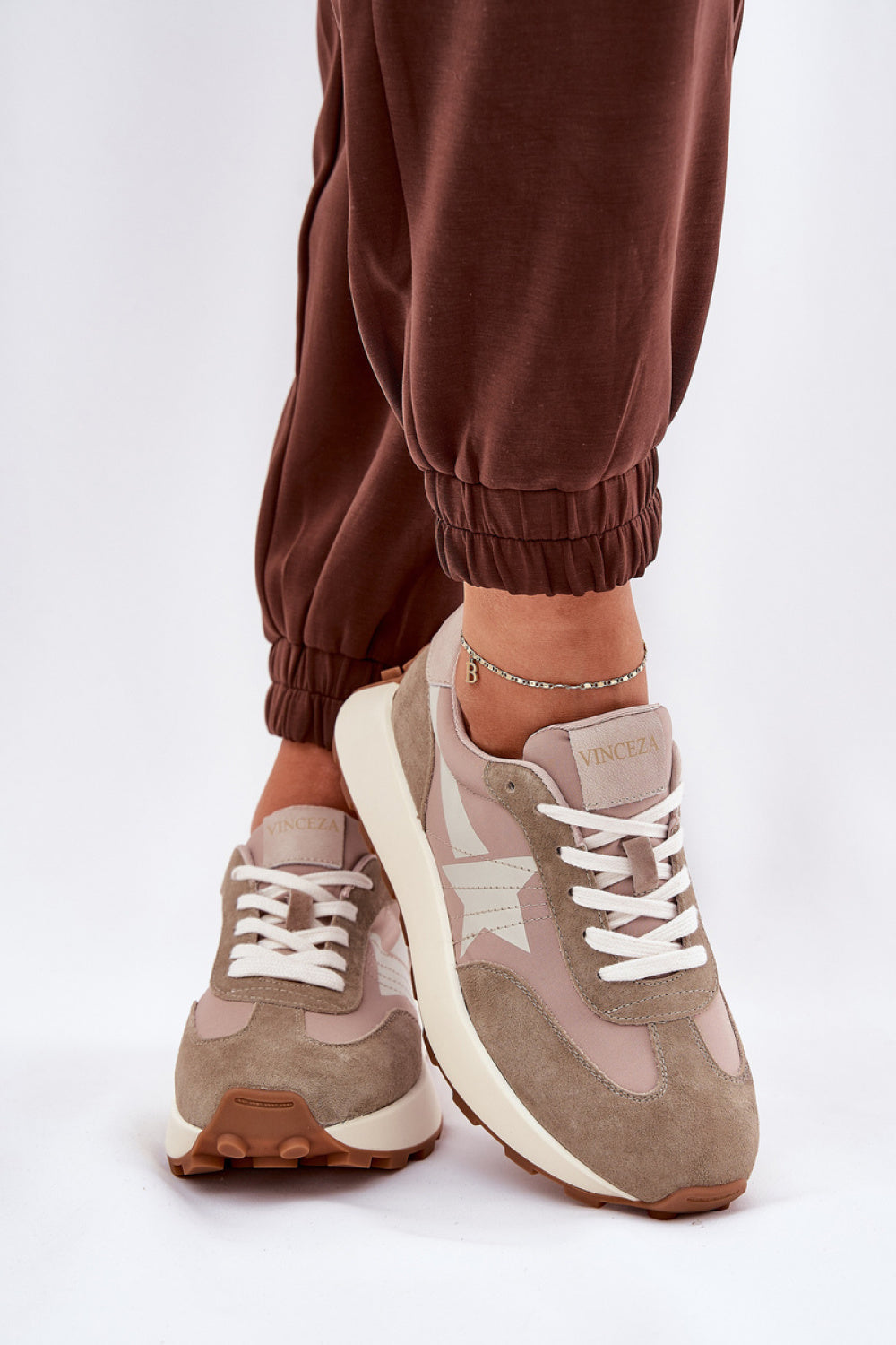 Baskets femme Step in style À Plateforme À — beige