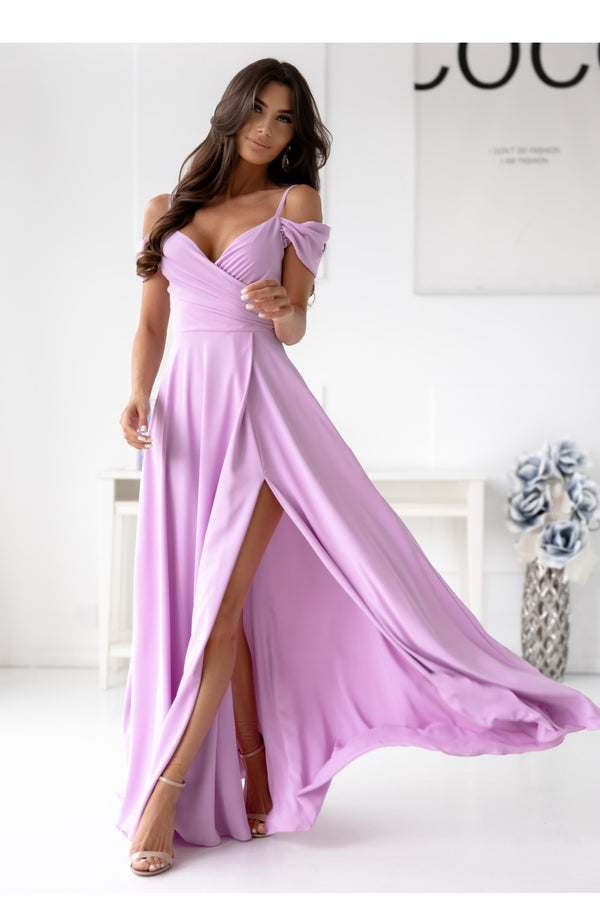Robe femme With You Longue Longue — violet