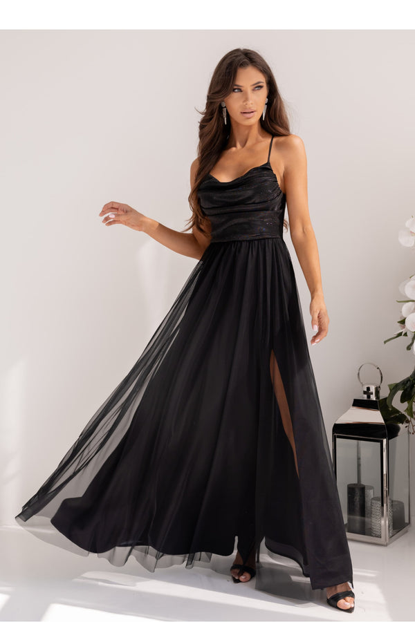 Robe femme With You Longue Longue — noir