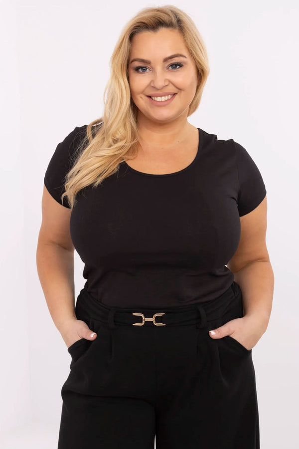 T-shirt femme Relevance Plus Size Plus — noir