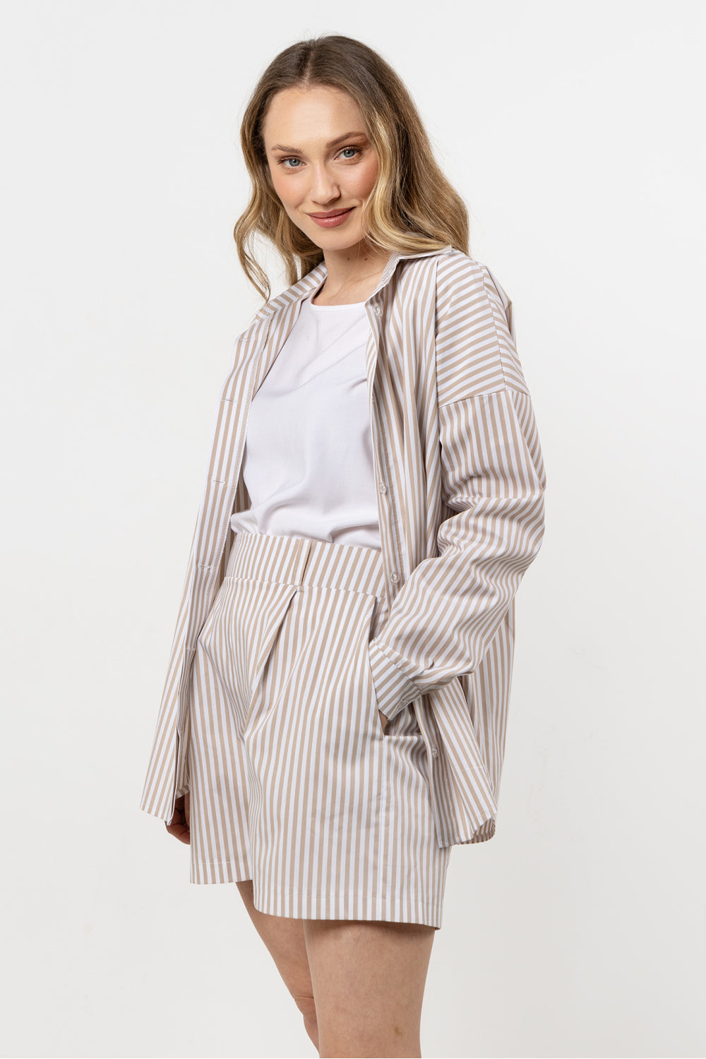 Blouse femme awama — beige