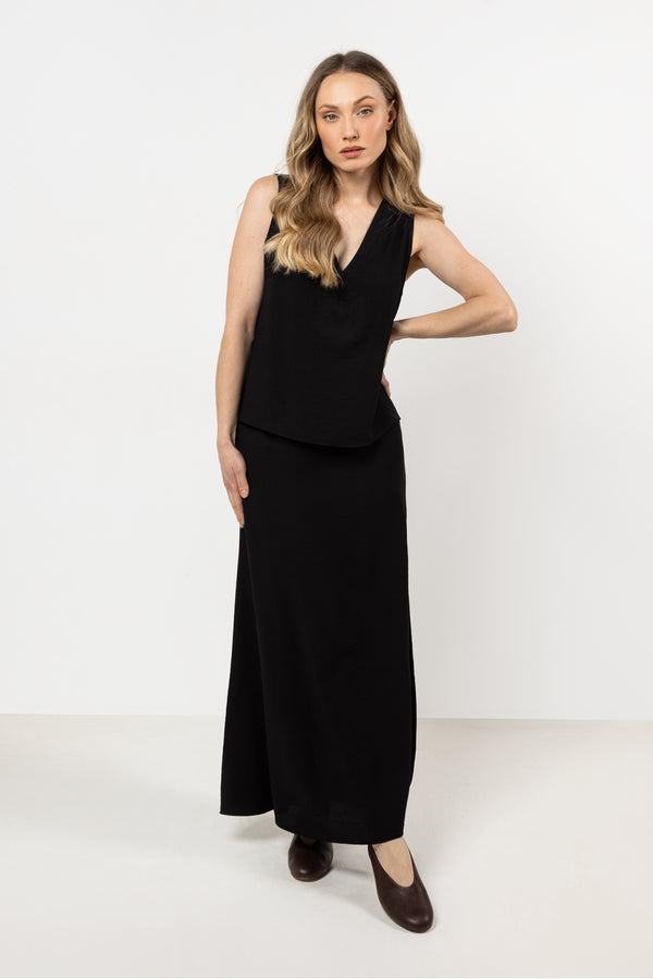Jupe femme awama Longue Longue — noir