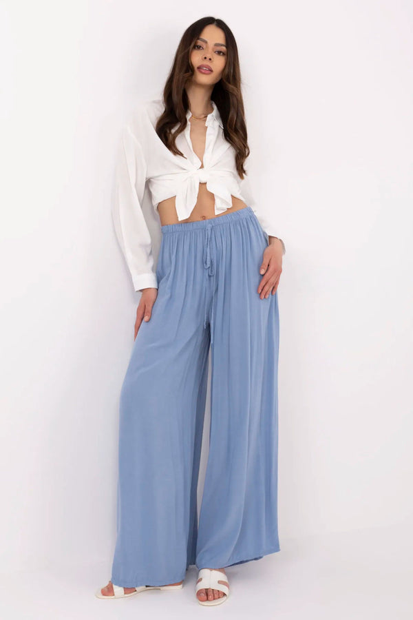 Chaussures à talons femme Italy Moda Pantalon Pantalon — bleu