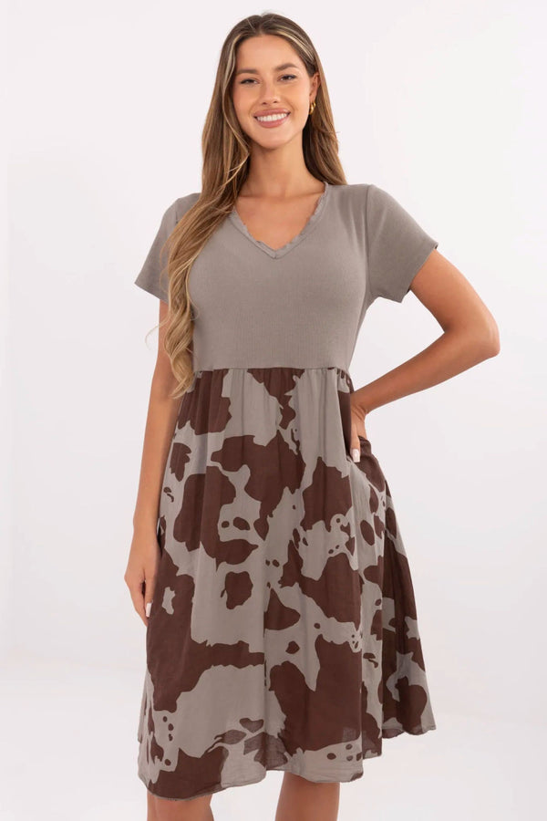 Robe femme Italy Moda De Jour De — beige