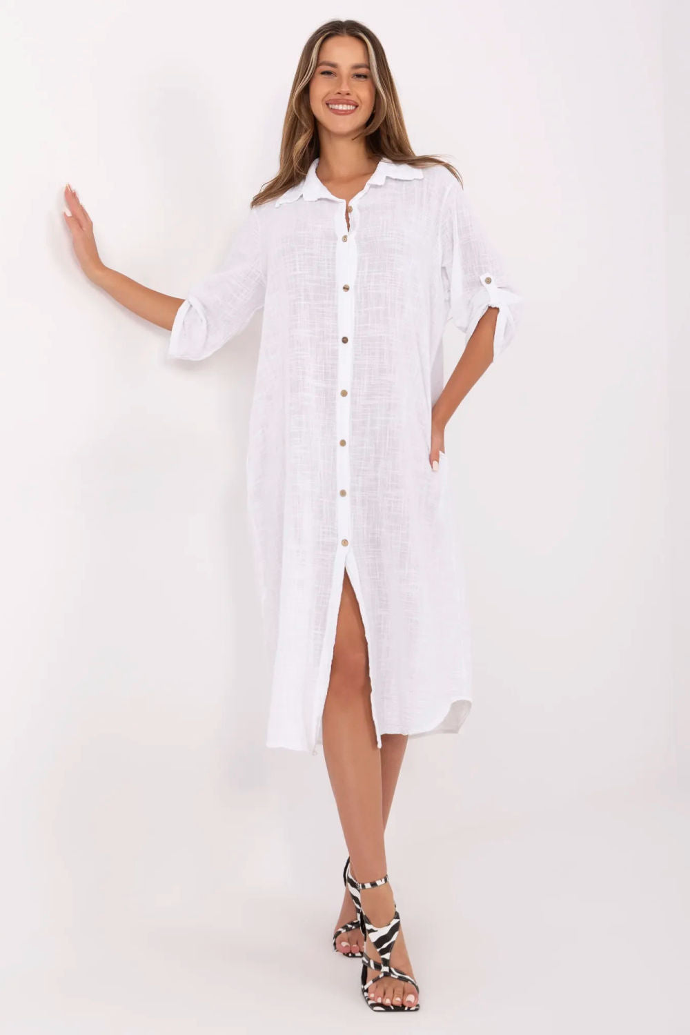 Robe femme Och Bella De Jour De — blanc