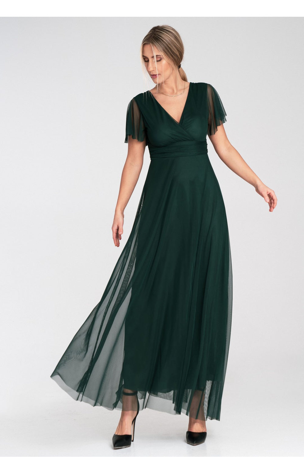 Robe femme Figl Longue Longue — vert