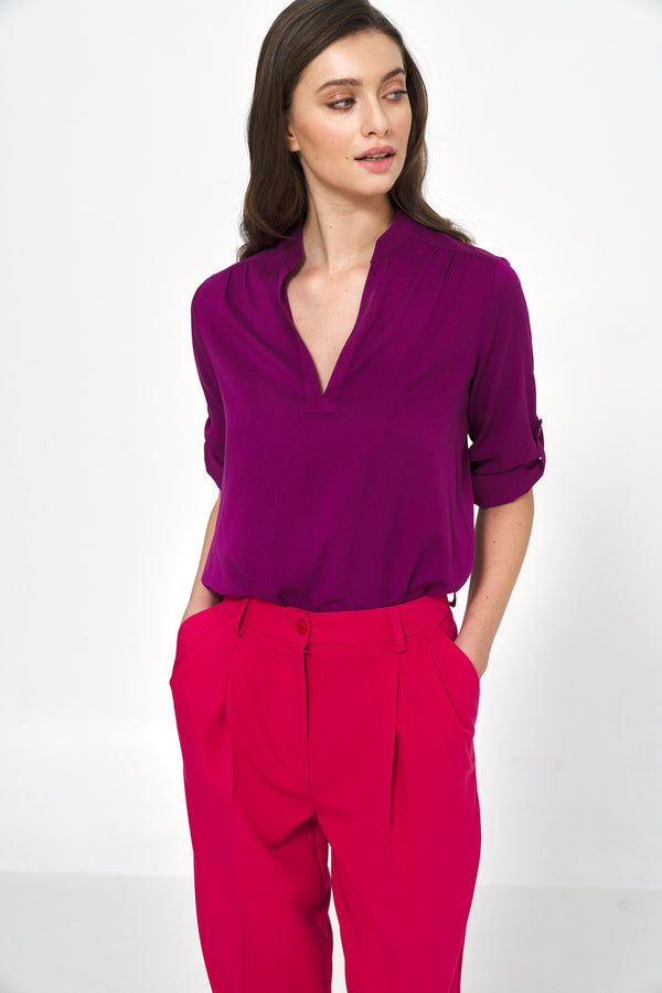 Blouse femme Nife Chemisier Chemisier — violet