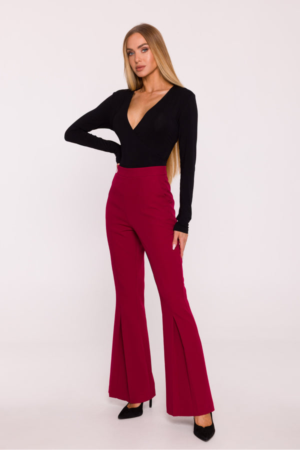 Chaussures à talons femme Moe Pantalon Pantalon — rouge