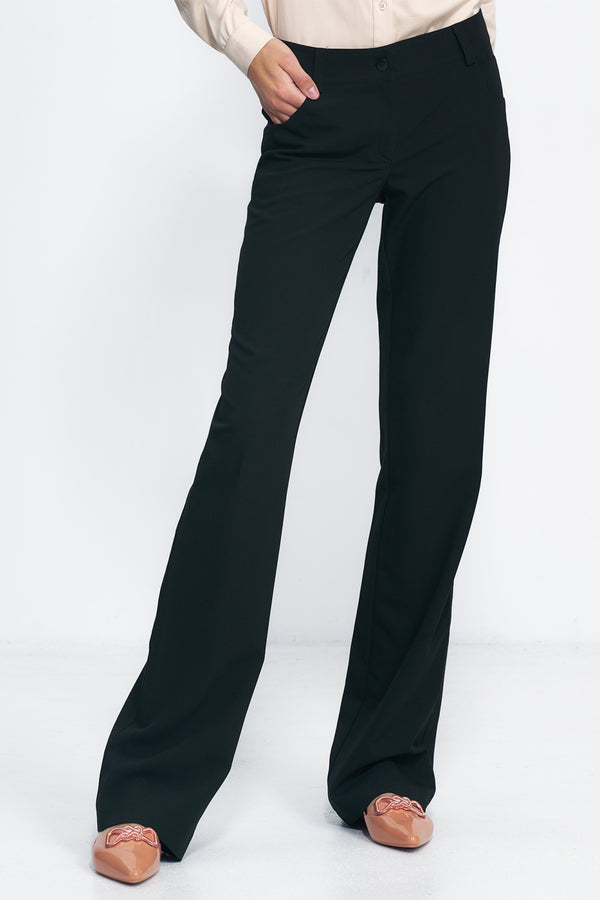 Chaussures à talons femme Nife Pantalon Long Pantalon — noir