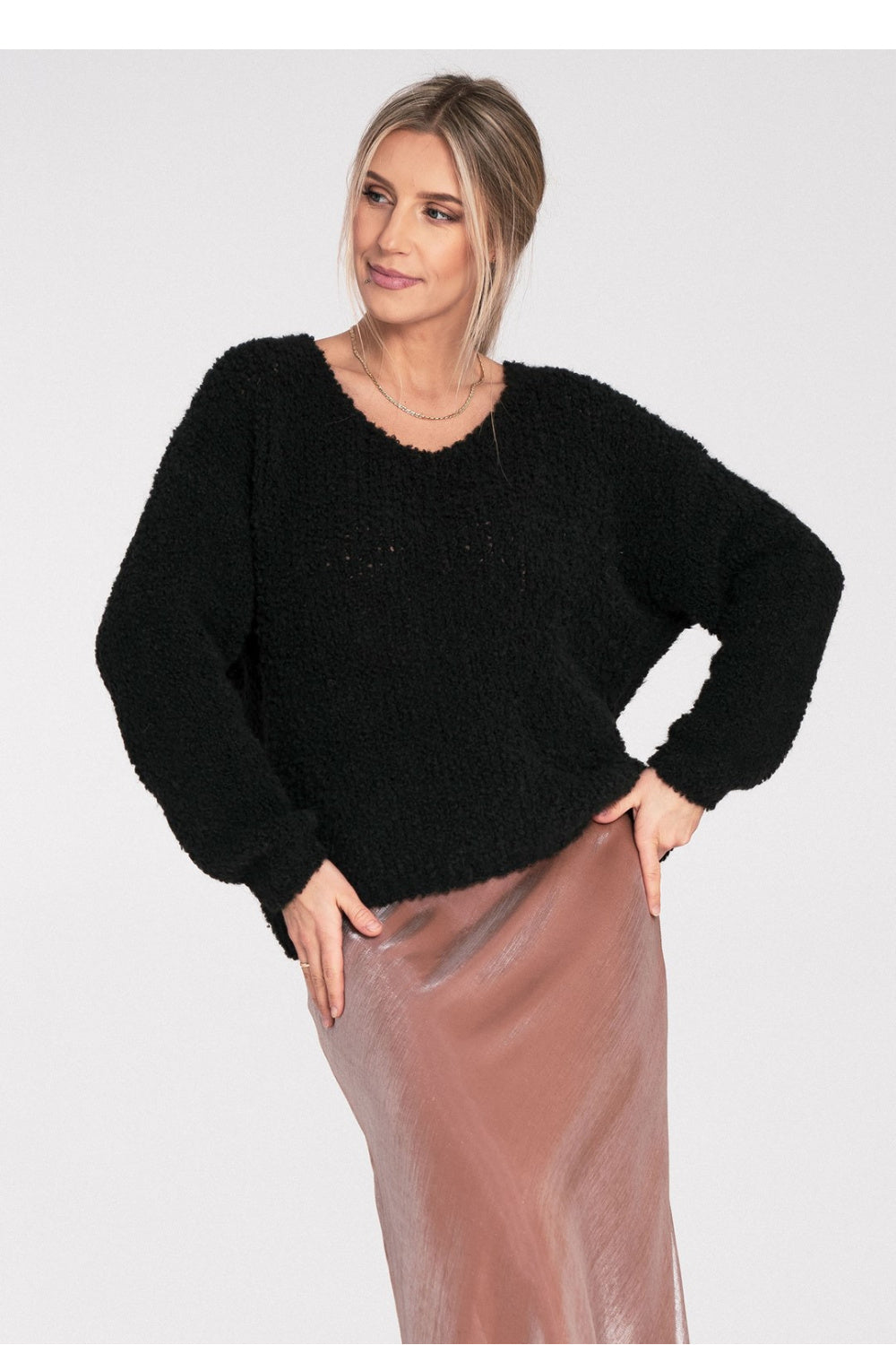 Pull femme Figl Chandail Chandail — noir