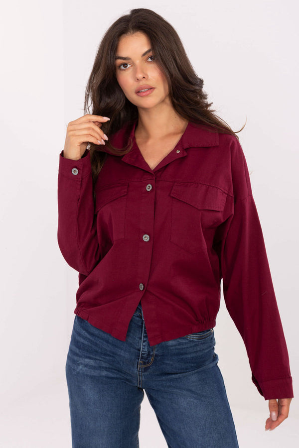 Blouse femme Rue Paris — rouge