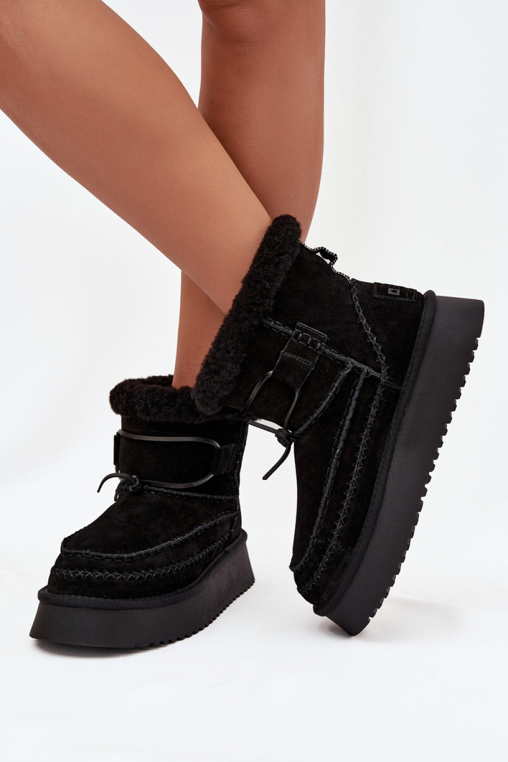 Bottes femme Step in style De Neige De — noir