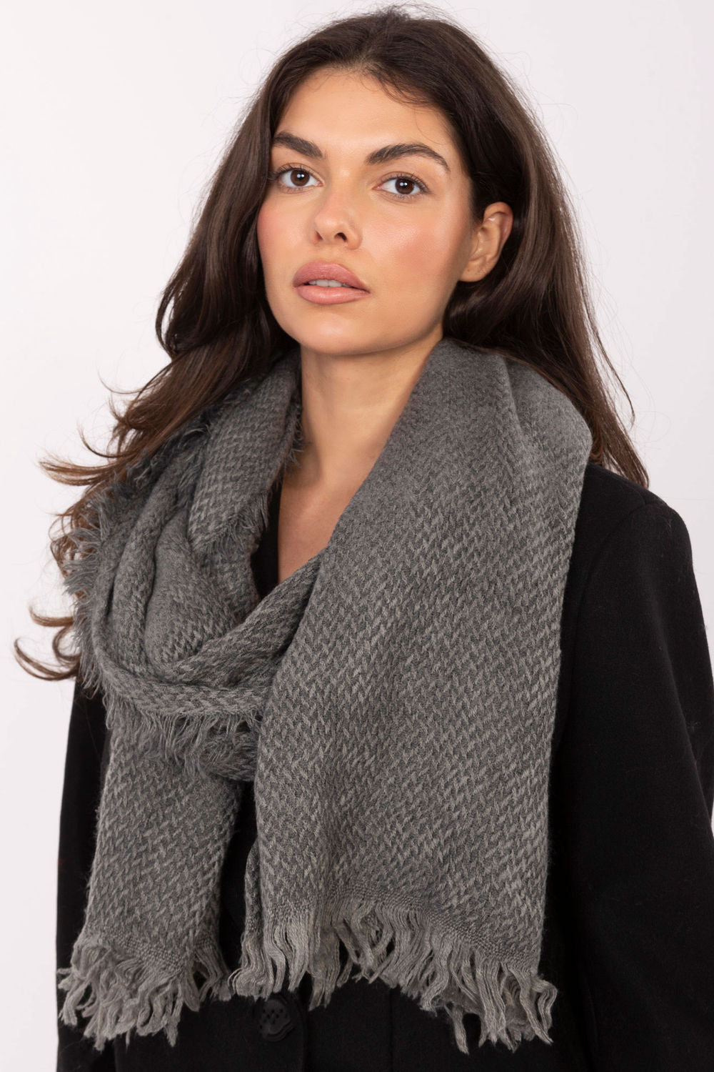 Châle femme AT — gris