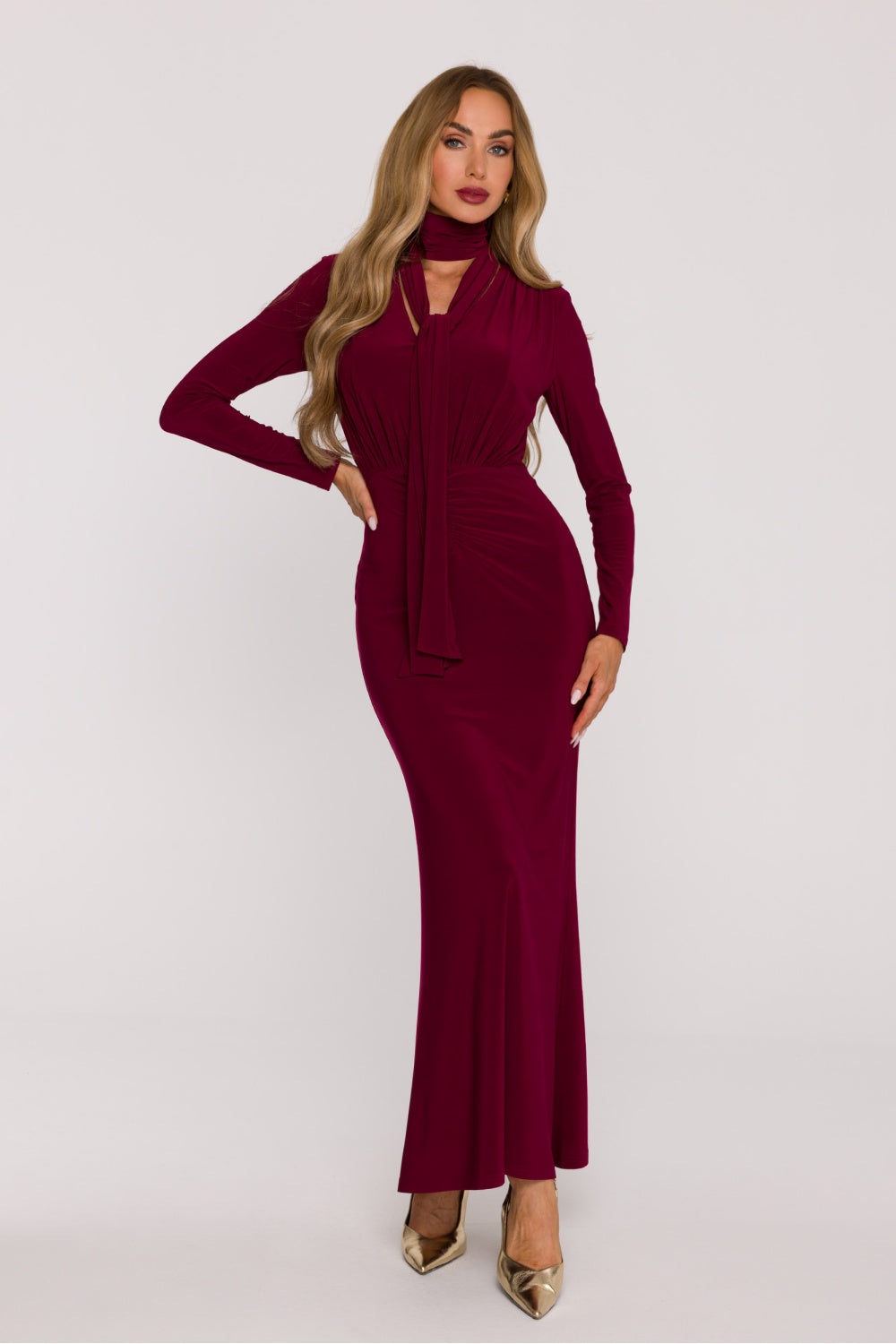 Robe femme Moe Longue Longue — rouge