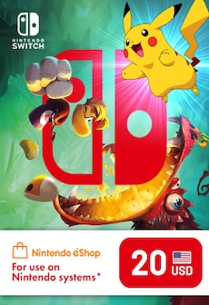 Nintendo eShop Card 20 USD - Nintendo eShop Key - NORTH AMERICA