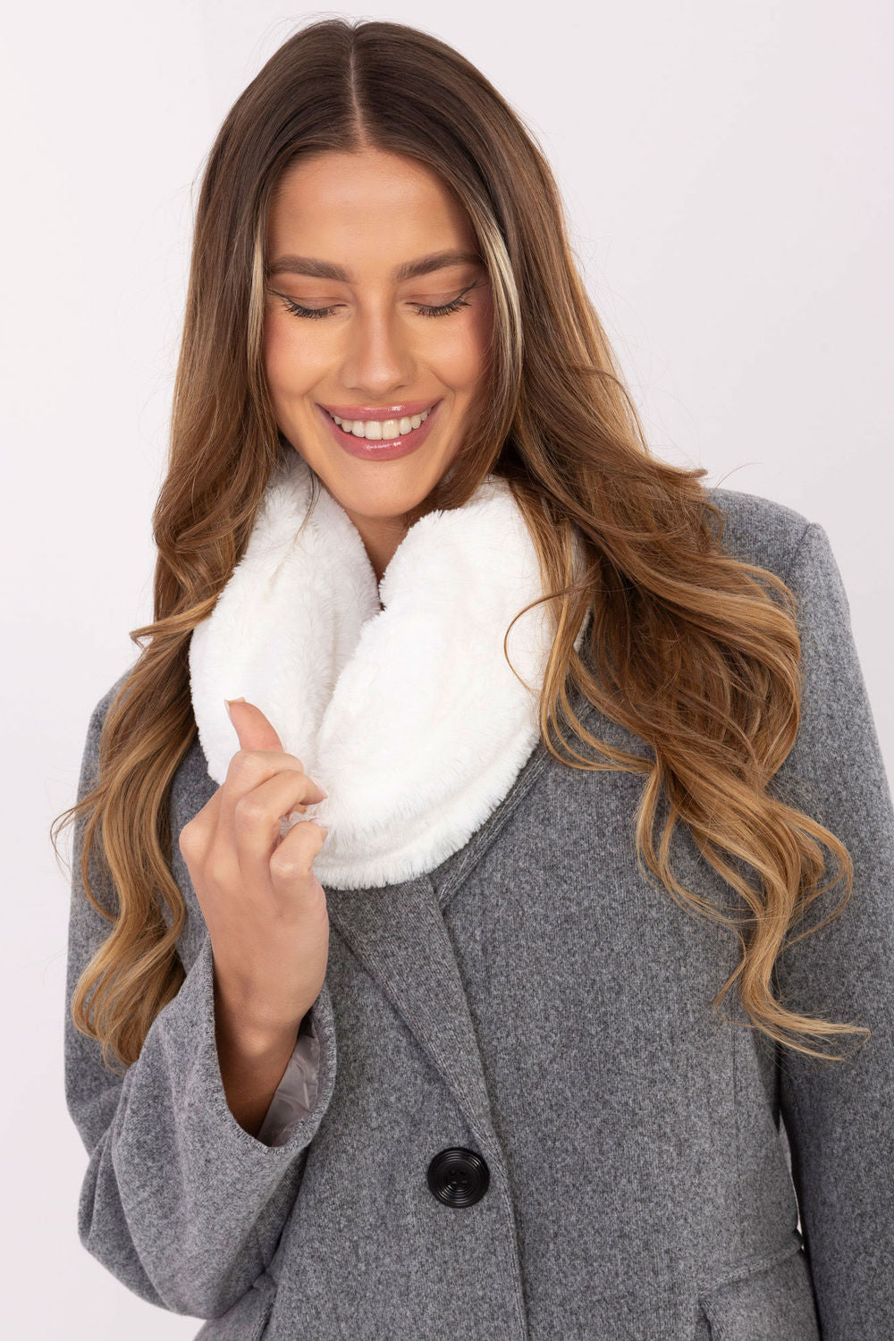 Infinity Écharpe femme AT — blanc