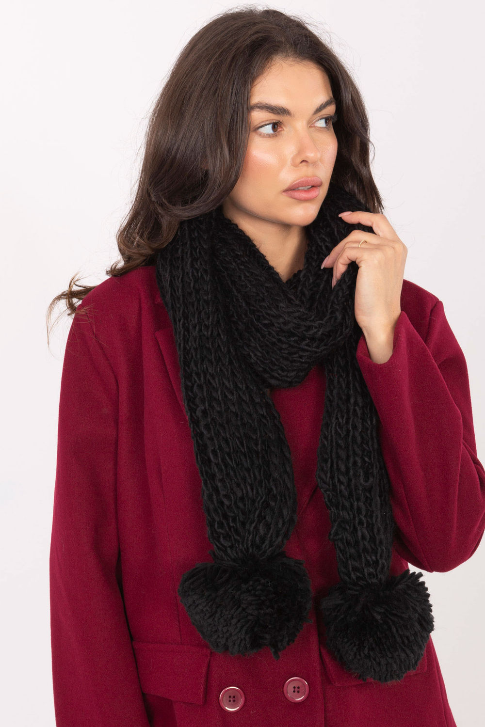 Châle femme AT — noir