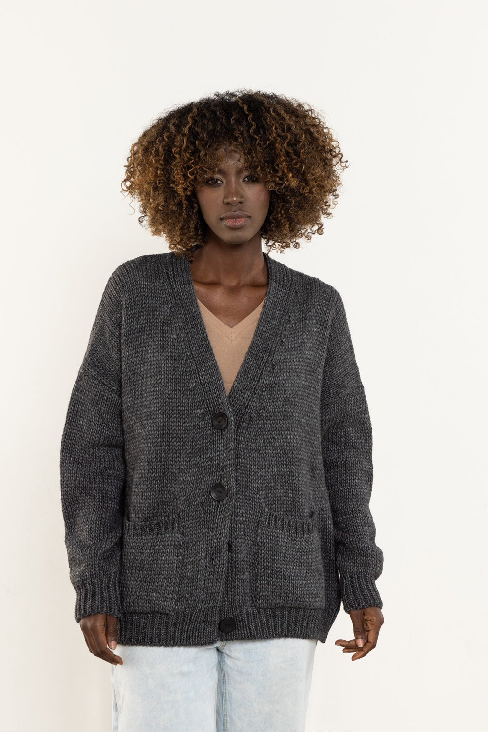 Cardigan femme awama — gris