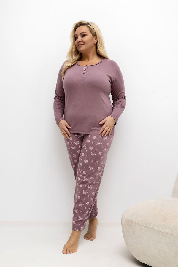 Pyjama femme Forever Pink Taille Plus Taille — rosé