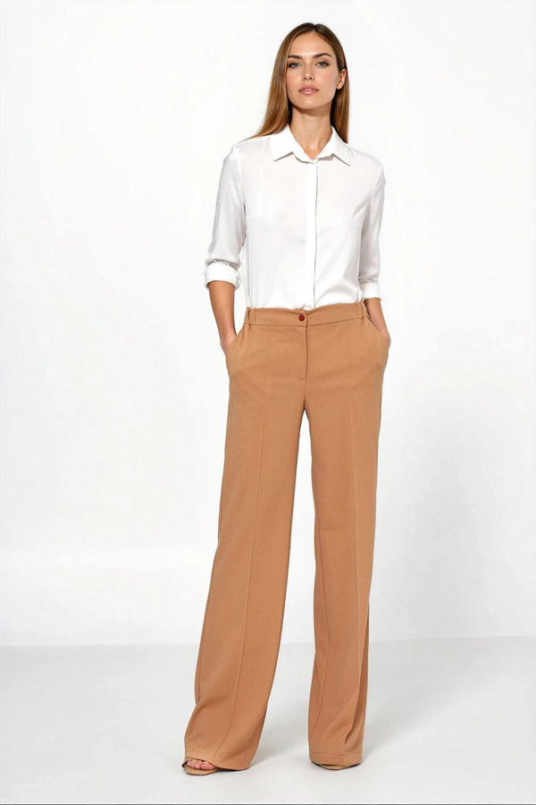Chaussures à talons femme Nife Pantalon Pantalon — brun