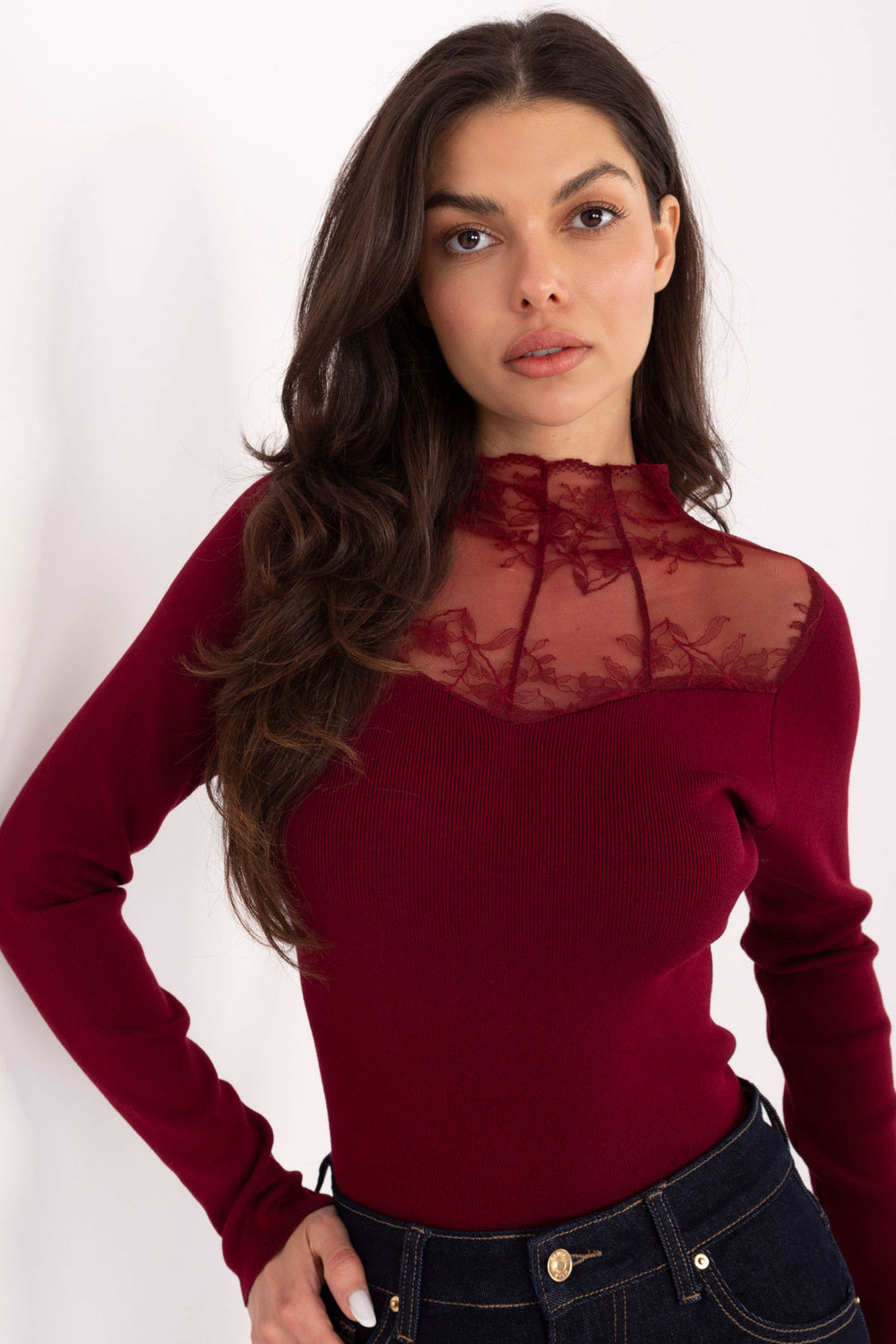Blouse femme Factory Price Chemisier Chemisier — rouge