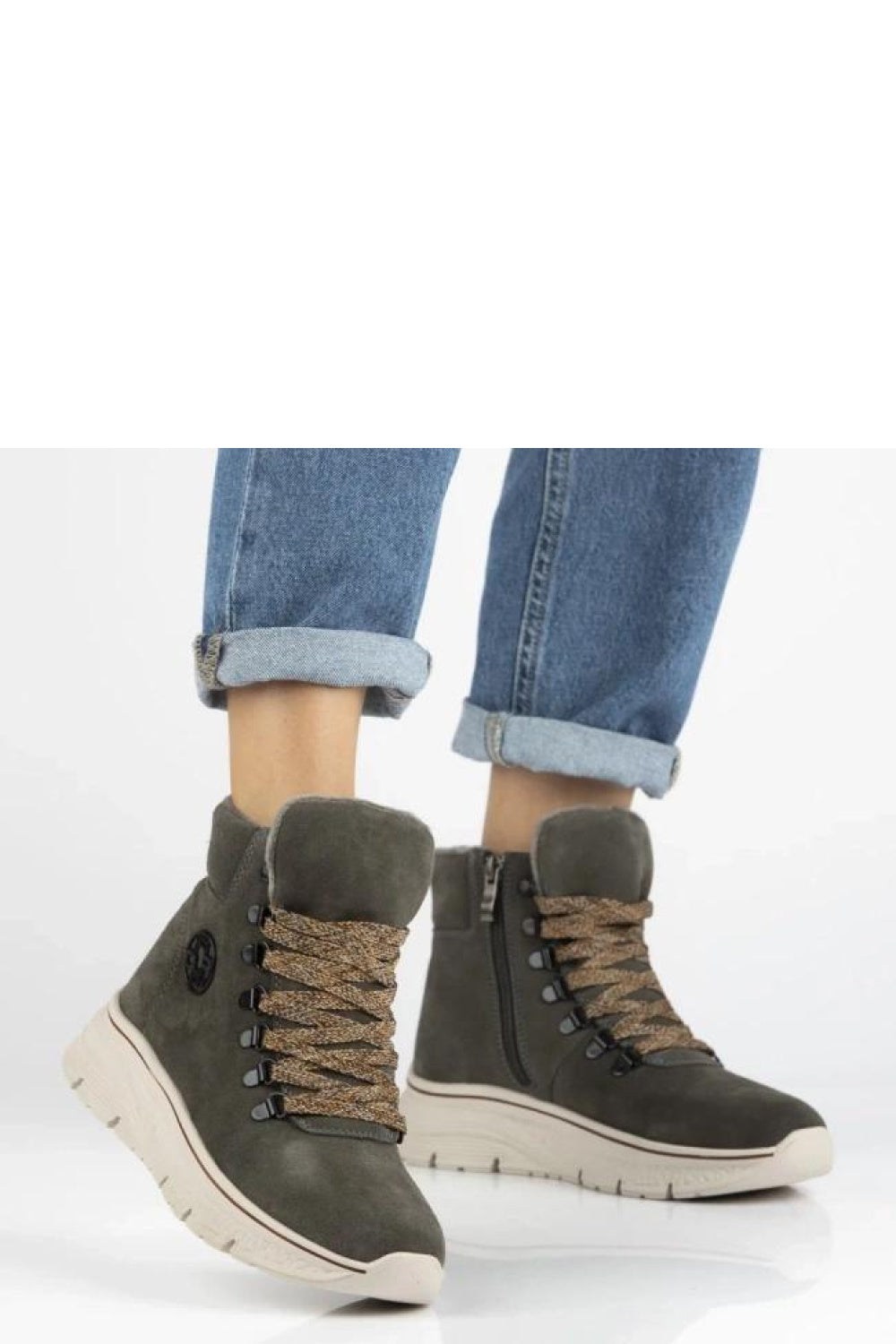 Bottes femme Solea À Plateforme À — gris