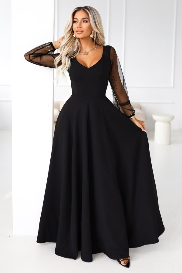Robe femme Numoco Longue Longue — noir