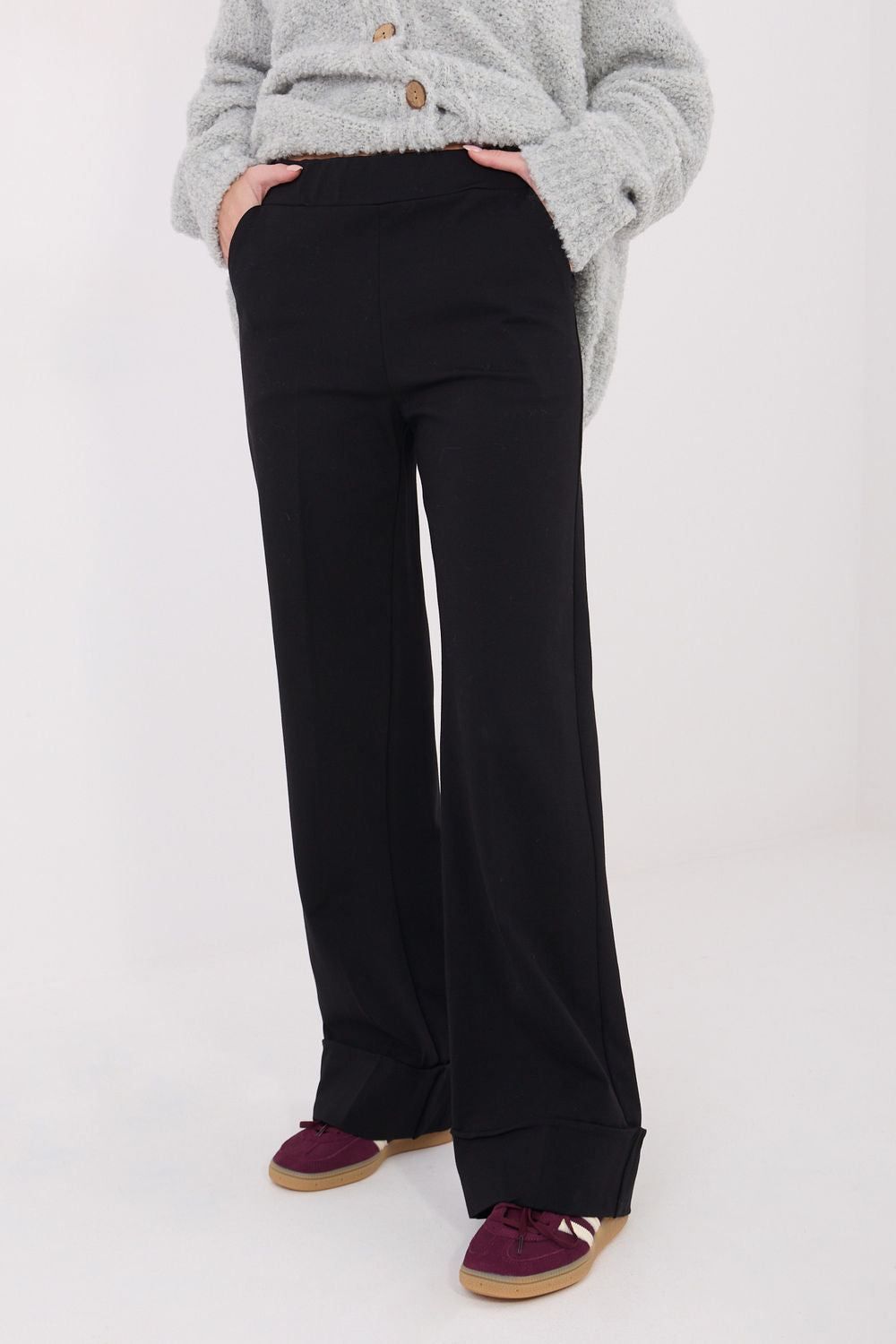 Chaussures à talons femme Rue Paris Pantalon Pantalon — noir