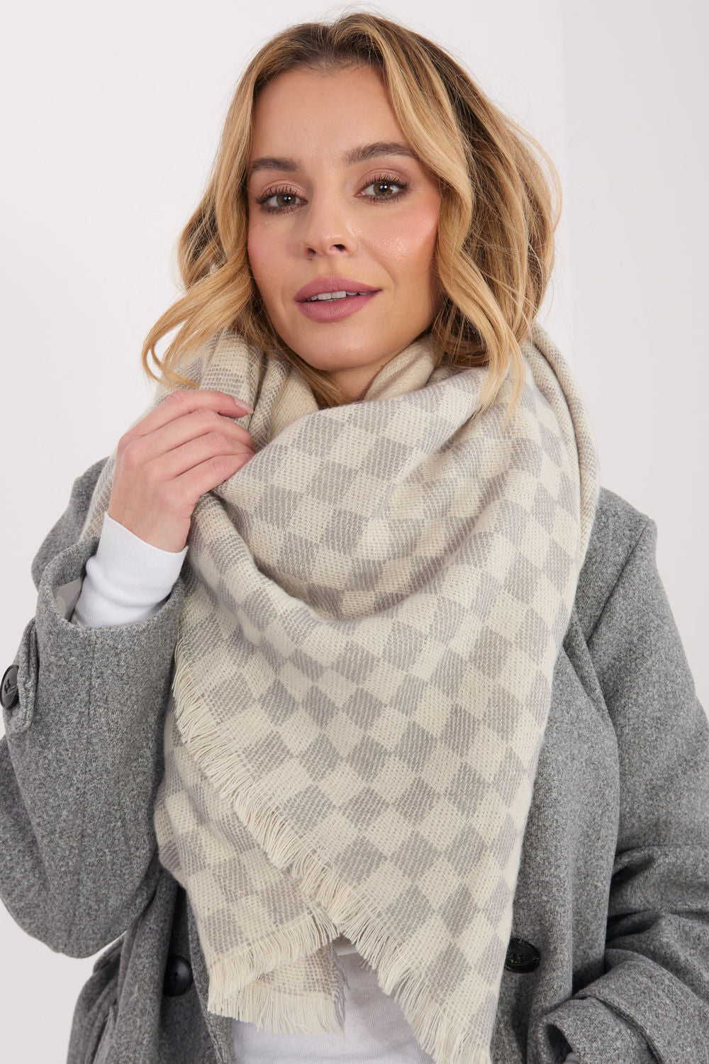 Châle femme AT — beige
