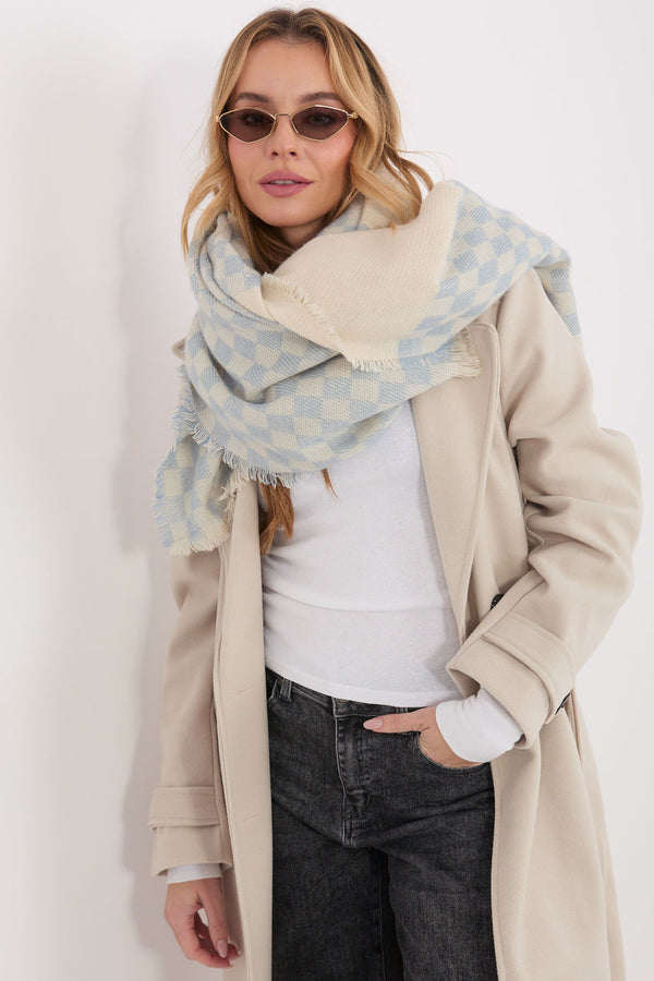 Châle femme AT — bleu