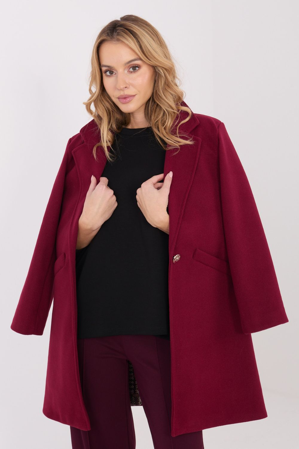 Manteau femme Italy Moda — rouge